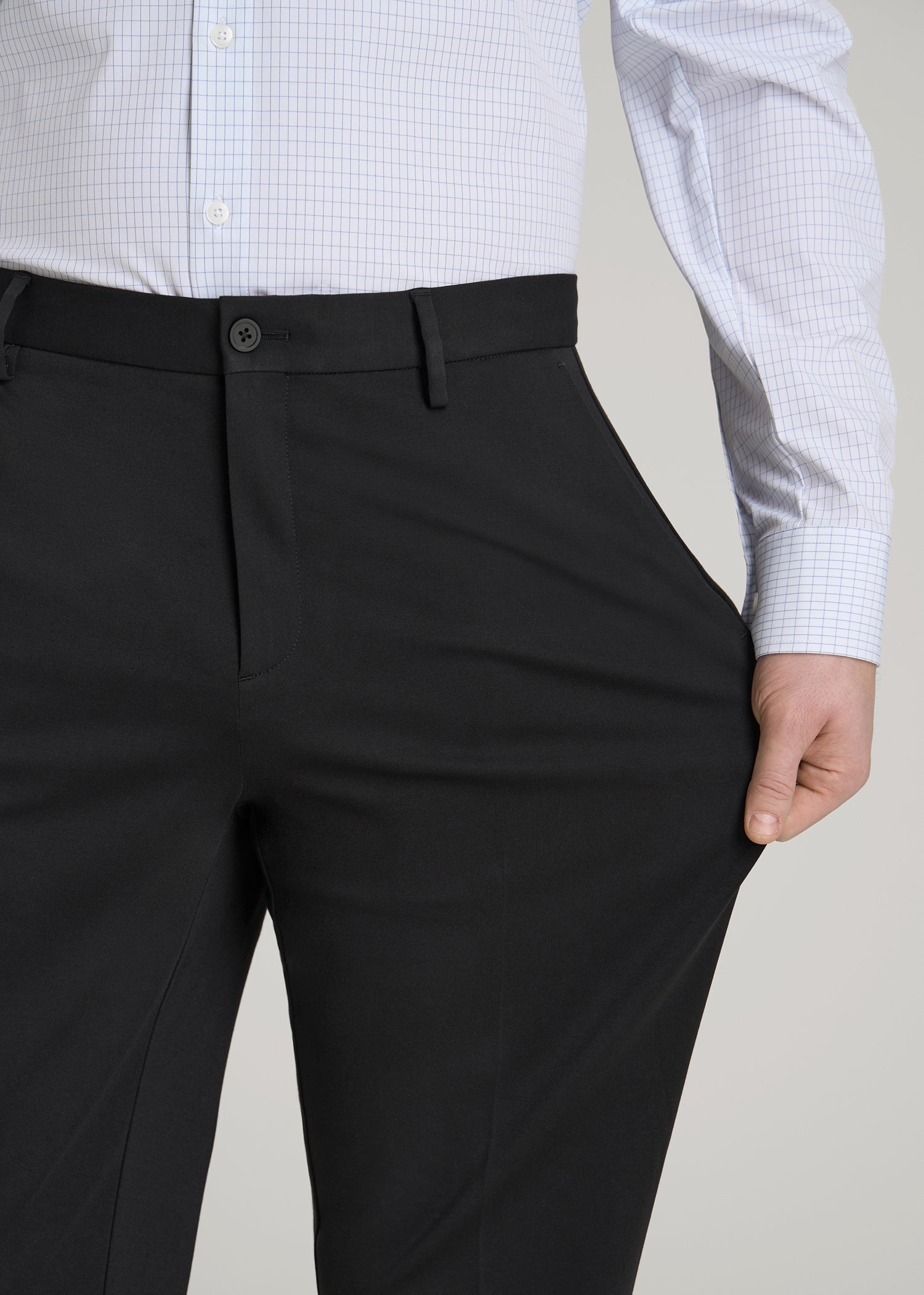 American Tall For Sale | Flex Tech Suit Pants for Tall Men in Black