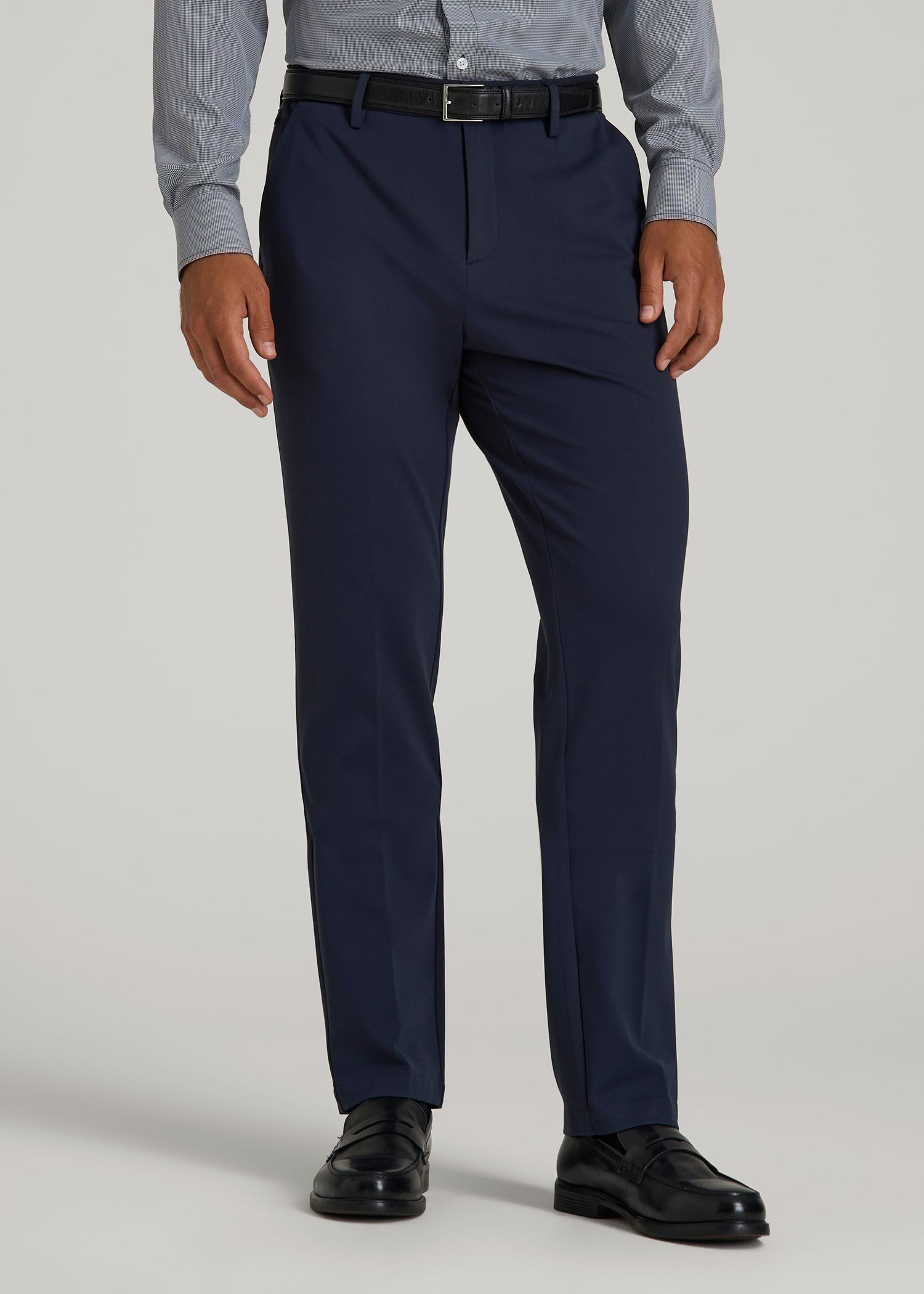 American Tall Discount | Flex Tech Suit Pants for Tall Men in Navy