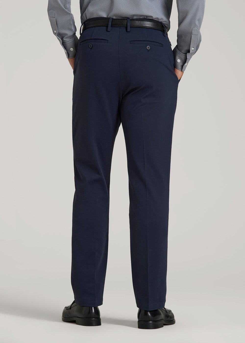 American Tall Discount | Flex Tech Suit Pants for Tall Men in Navy