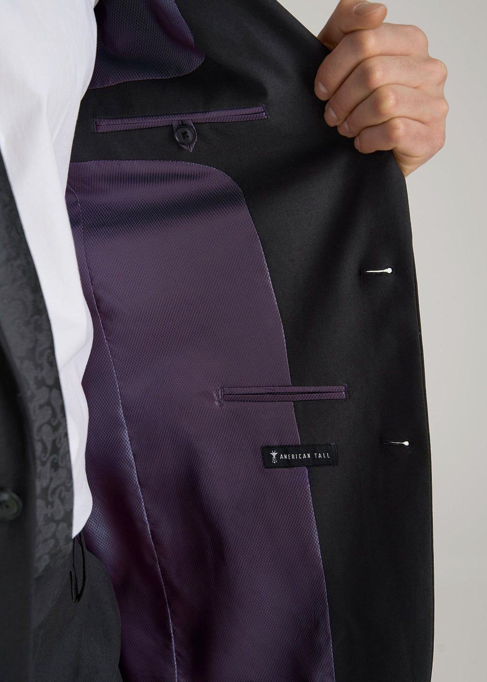 American Tall Online | Suit Jacket for Tall Men in Black