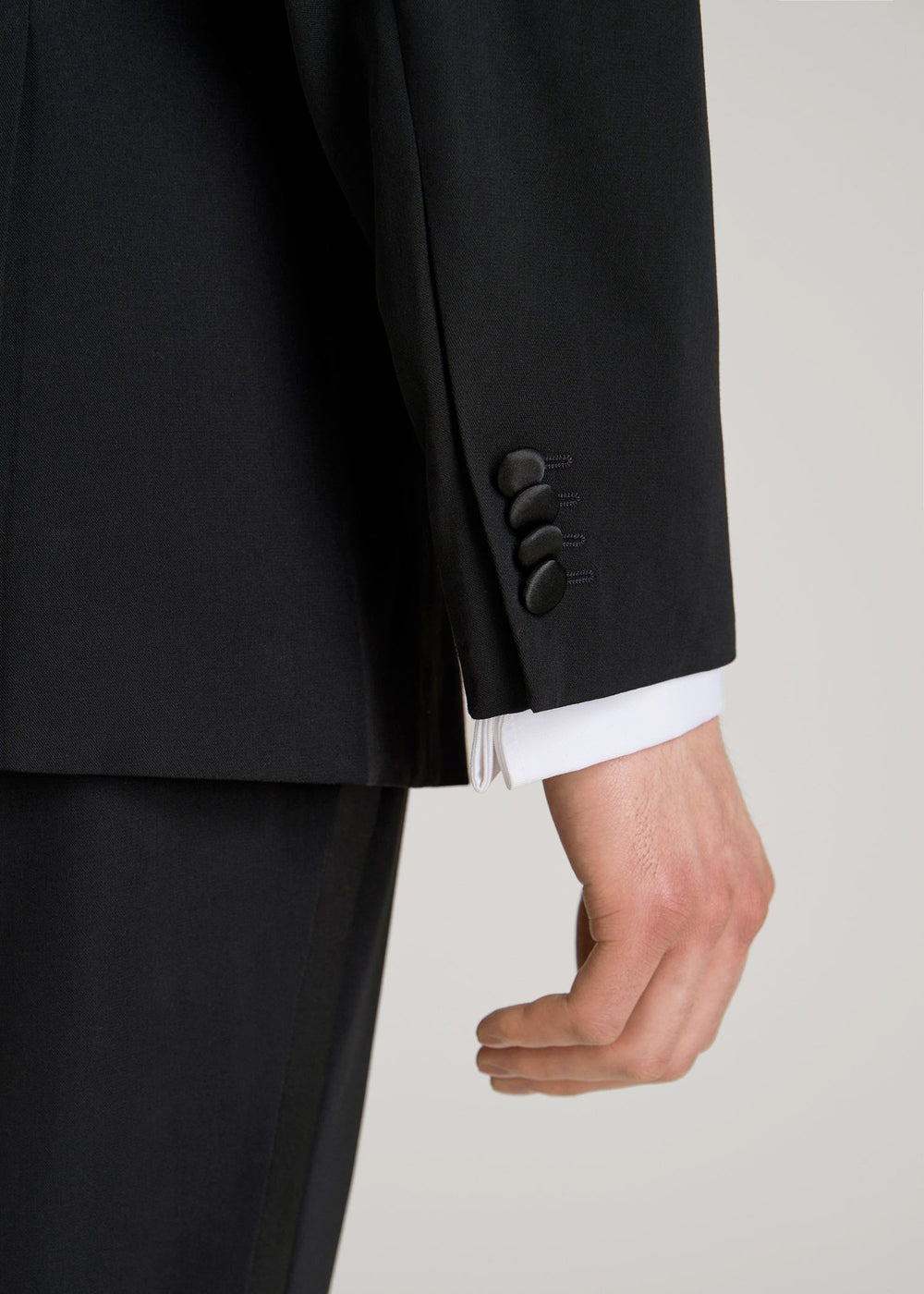 American Tall Outlet | Tuxedo Jacket for Tall Men in Black