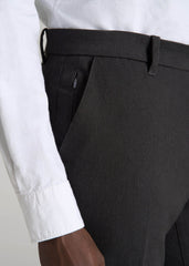 American Tall Online | TAPERED-FIT Stretch Dress Pants for Tall Men in Charcoal Heather