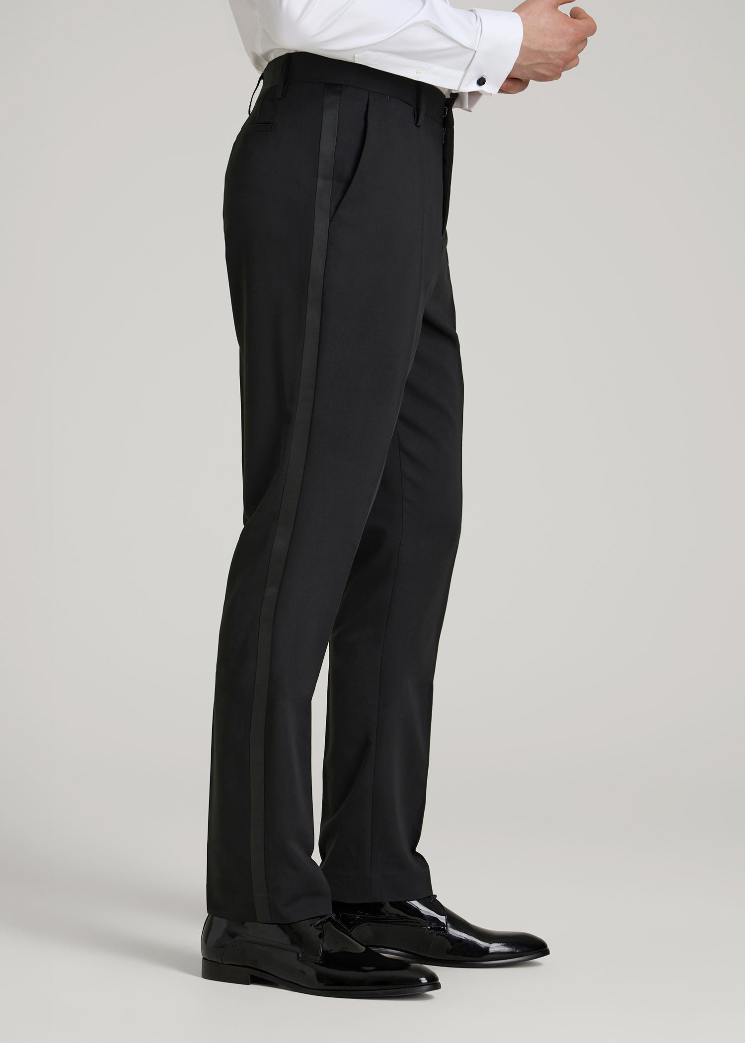 American Tall Sale | Tuxedo Pants for Tall Men in Black