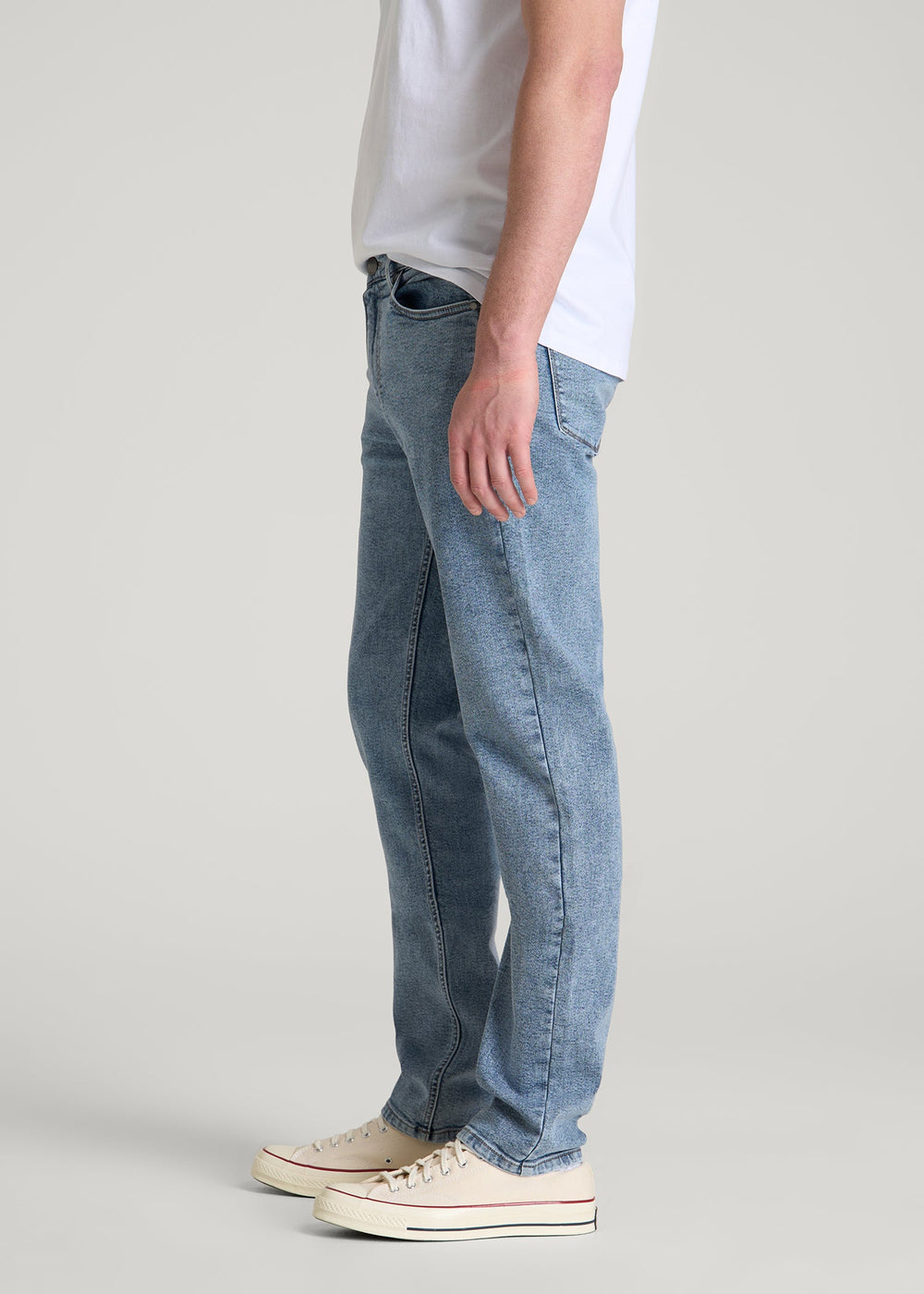 American Tall Discount | Dylan Slim Fit Jeans for Tall Men in Perfect Blue