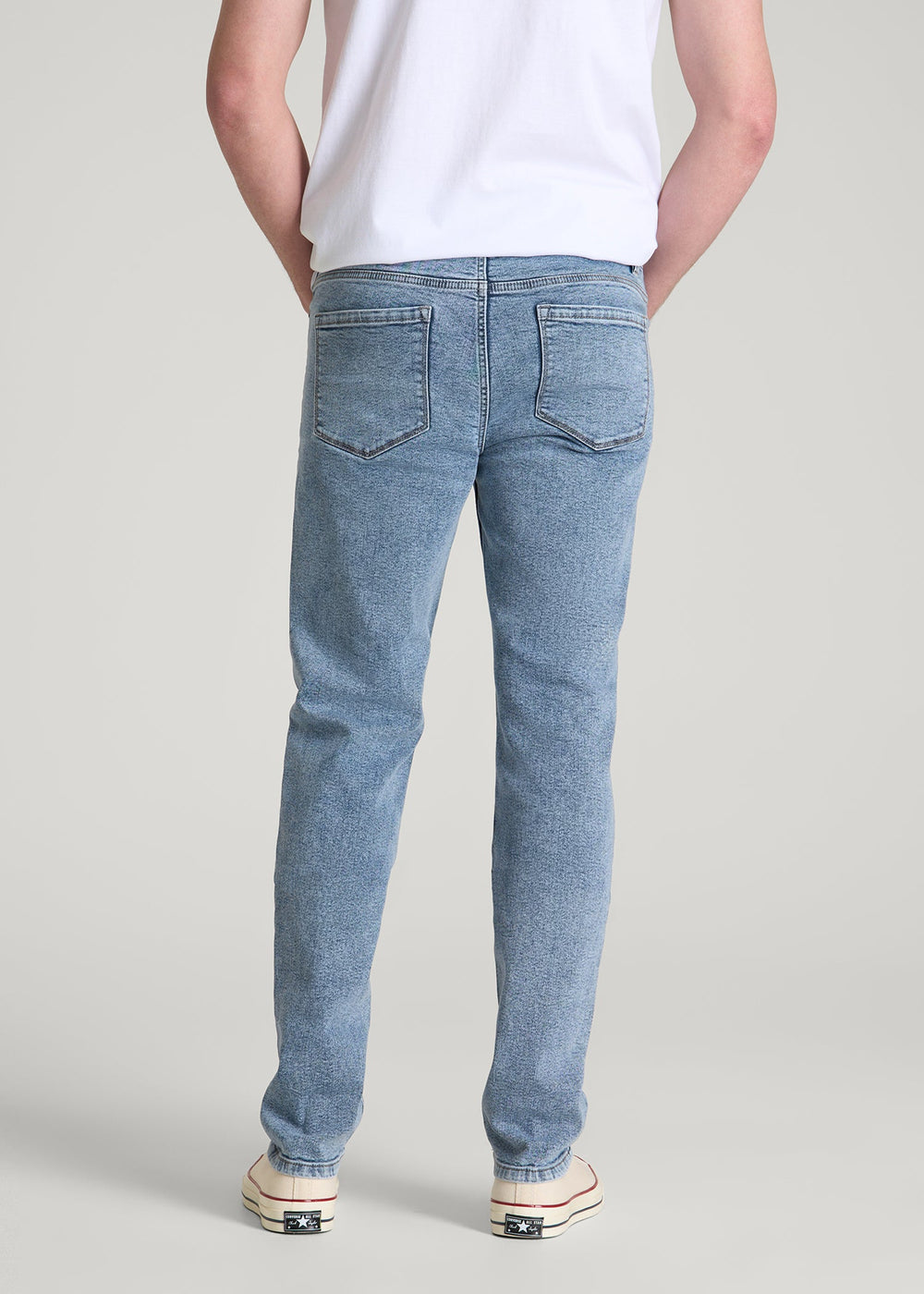 American Tall Discount | Dylan Slim Fit Jeans for Tall Men in Perfect Blue