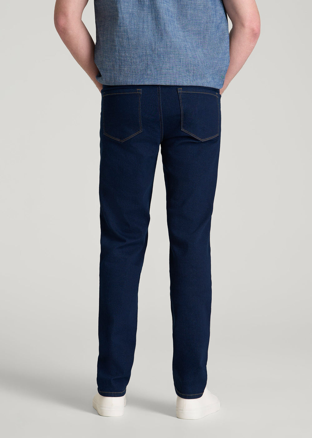 American Tall Online | Dylan Slim Fit Jeans for Tall Men in Deep Indigo Wash