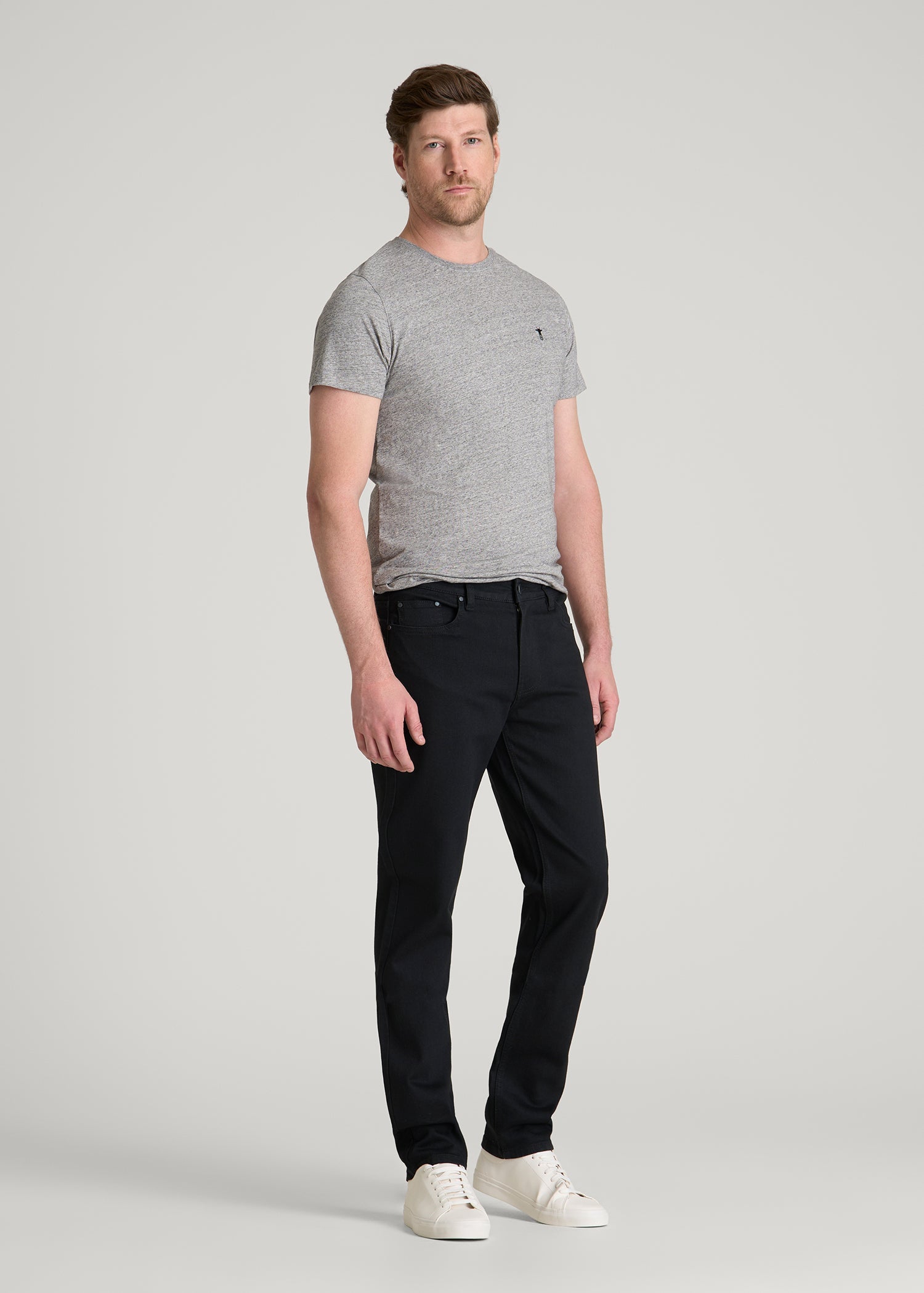 American Tall Sale | Dylan Slim Fit Jeans for Tall Men in Optimum Black
