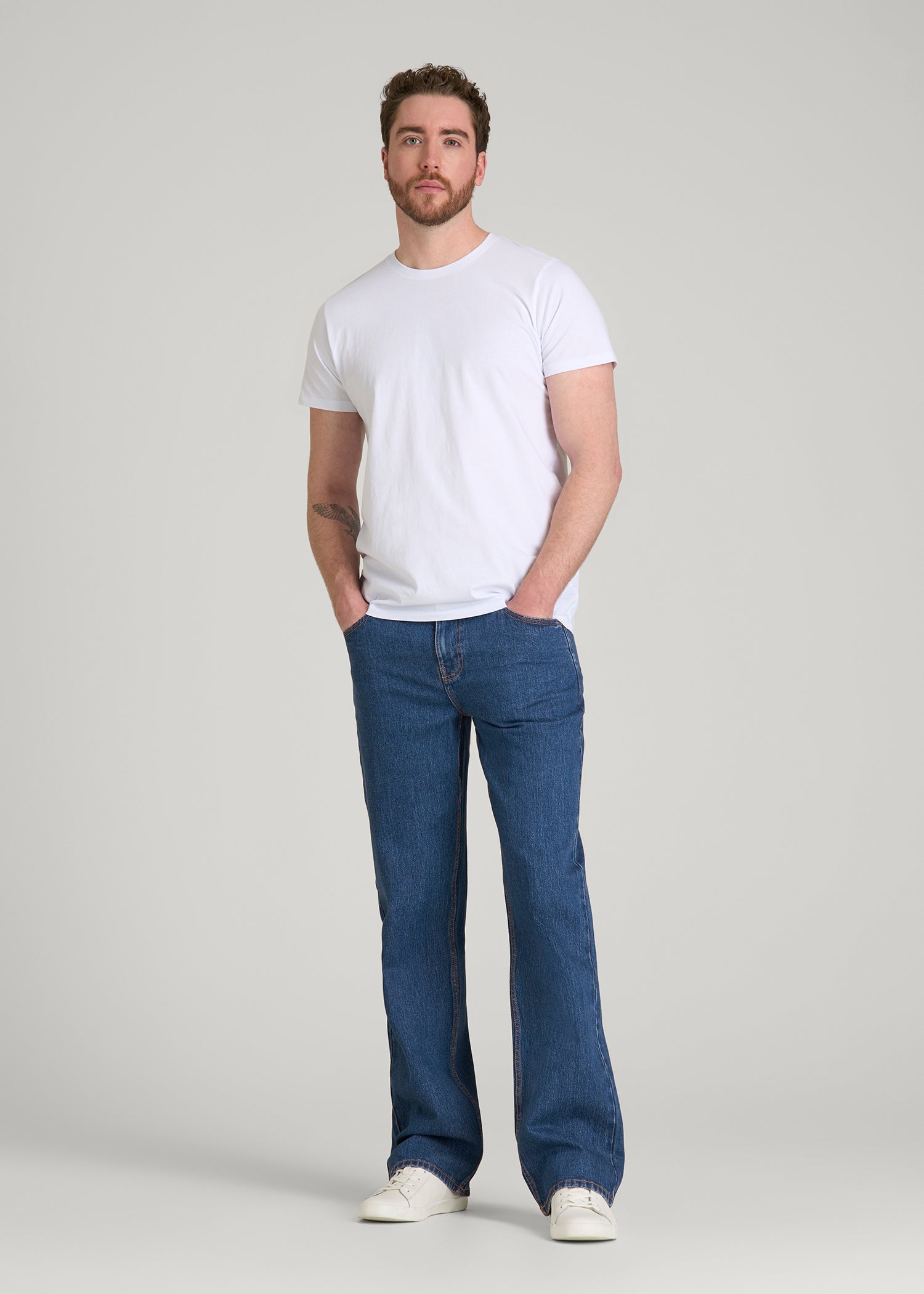 American Tall Discount | Bootcut Jeans for Tall Men in New Colorado Blue