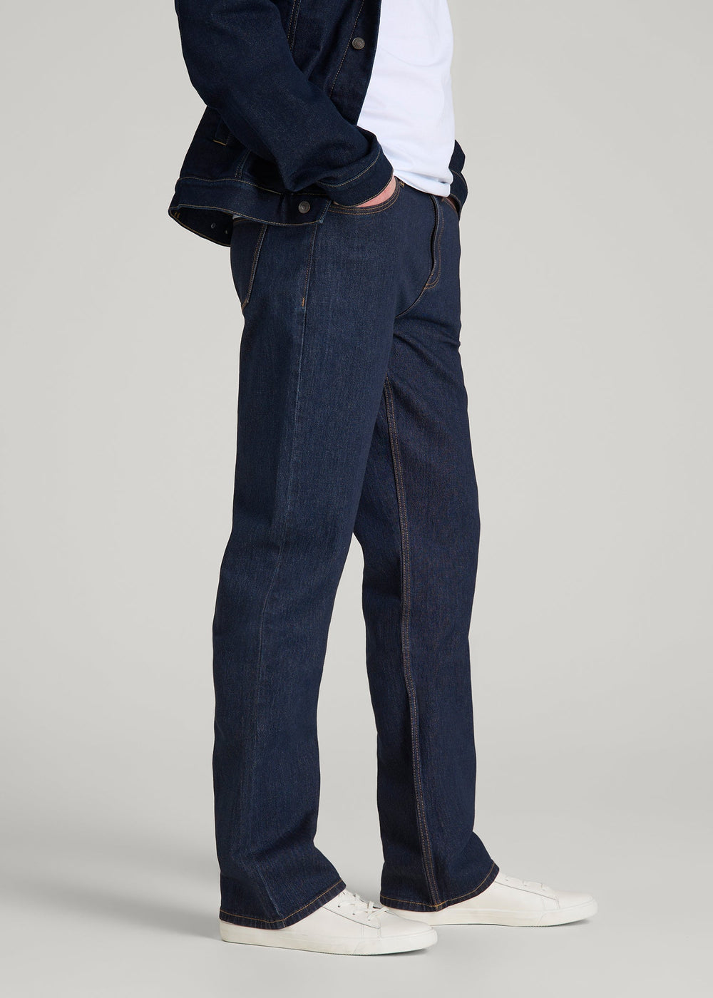American Tall Online | Bootcut Jeans for Tall Men in Deep Indigo Wash