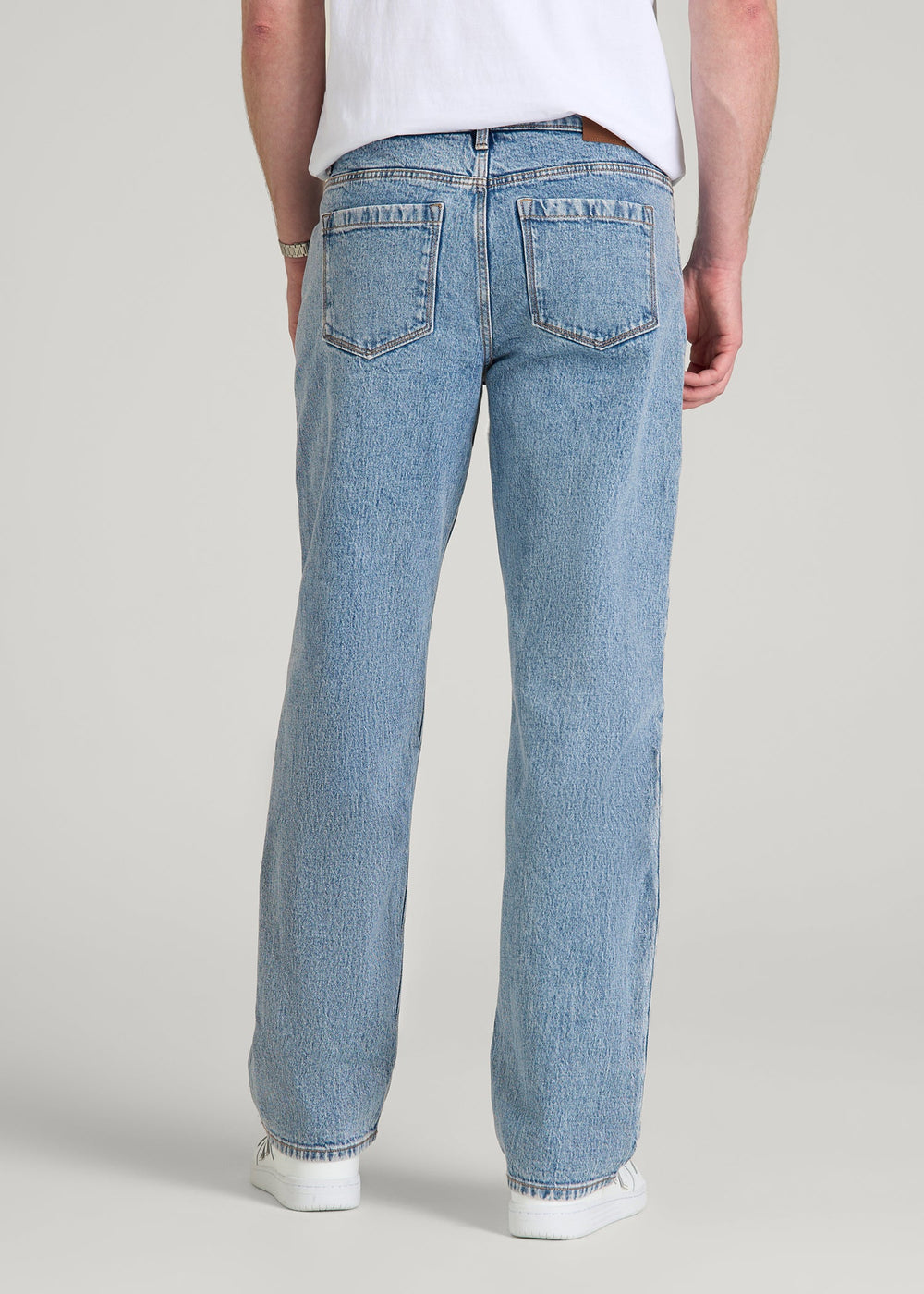 American Tall Sale | Loose Fit Jeans for Tall Men in Perfect Blue