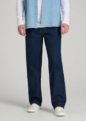 American Tall Outlet | Loose Fit Jeans for Tall Men in Deep Indigo Wash