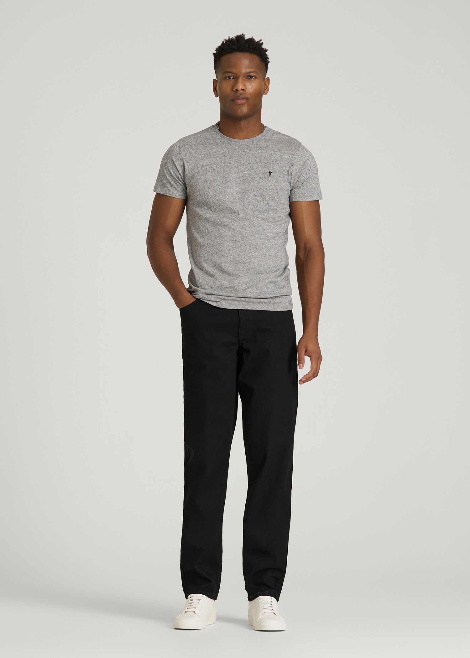 American Tall Online Shop | Carman TAPERED Jeans for Tall Men in Optimum Black