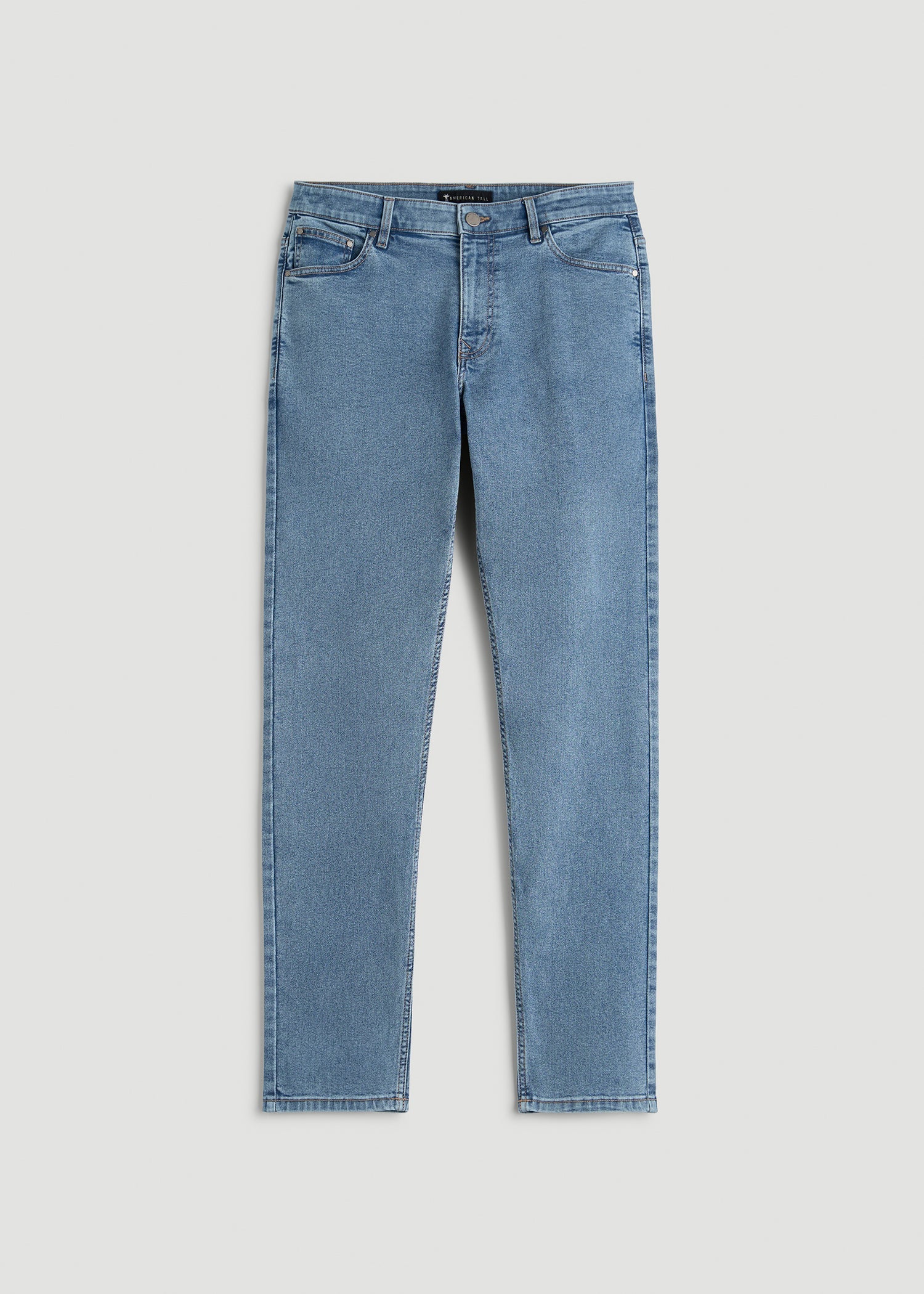 American Tall Discount | Carman TAPERED Jeans for Tall Men in Perfect Blue