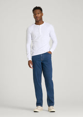 American Tall Sale | Carman TAPERED Jeans for Tall Men in New Colorado Blue
