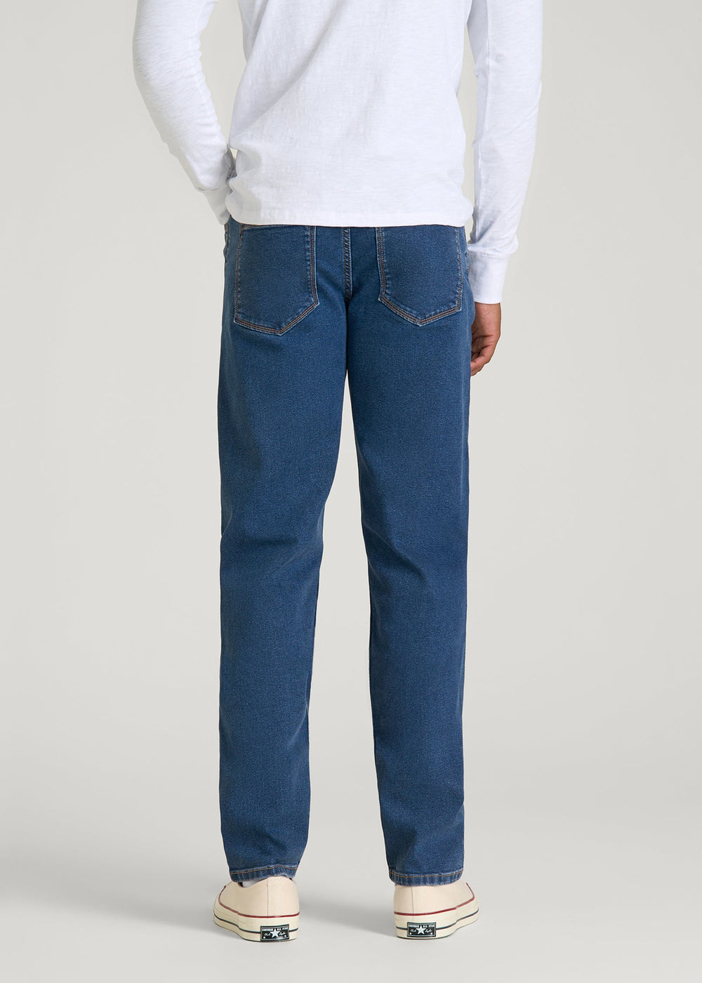 American Tall Sale | Carman TAPERED Jeans for Tall Men in New Colorado Blue