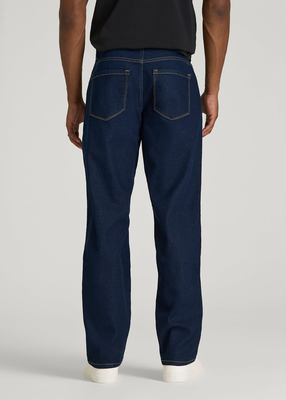 American Tall Outlet | Mason Relaxed Fit Jeans for Tall Men in Deep Indigo Wash