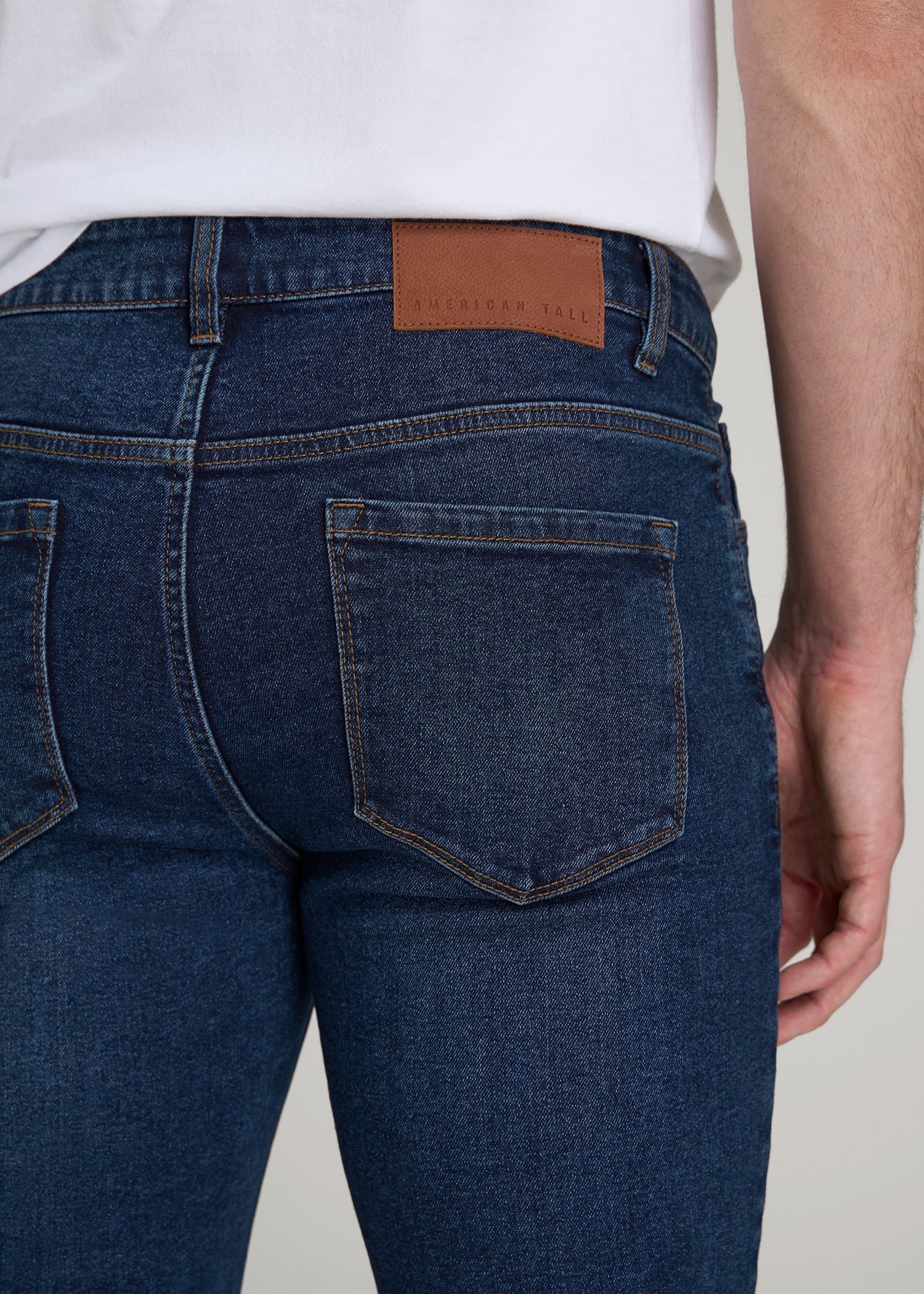 American Tall For Sale | Dylan Slim Fit Jeans for Tall Men in Faded Dark Indigo