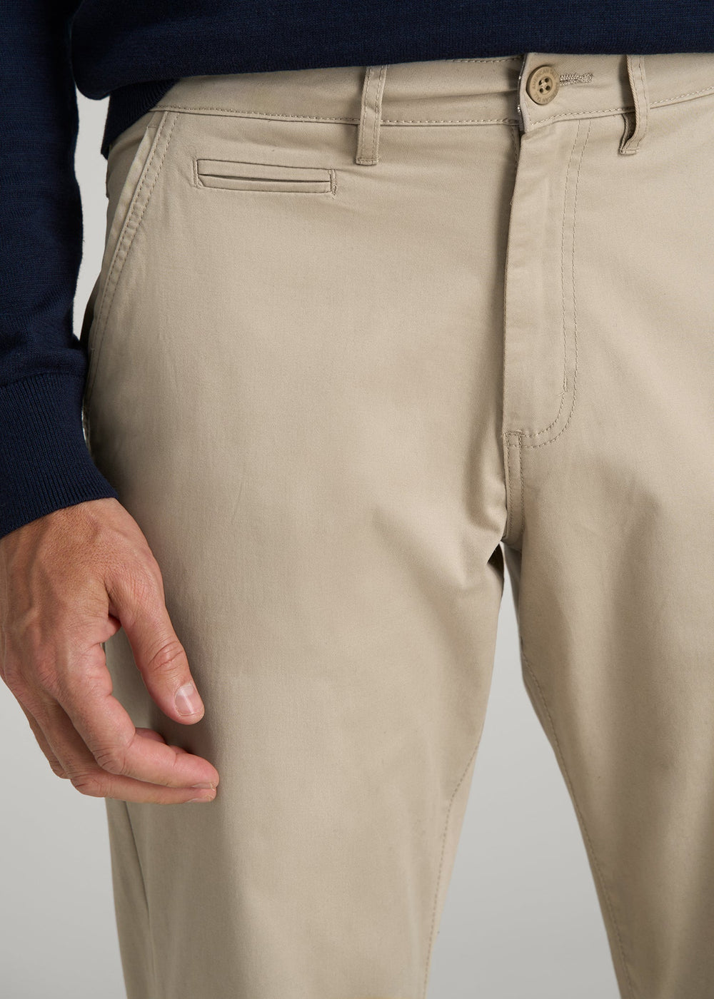 American Tall Outlet | J1 STRAIGHT Leg Chinos for Tall Men in Desert Khaki