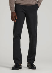 American Tall For Sale | 4 Way Stretch Commuter TAPERED Chino Pants for Tall Men in Black