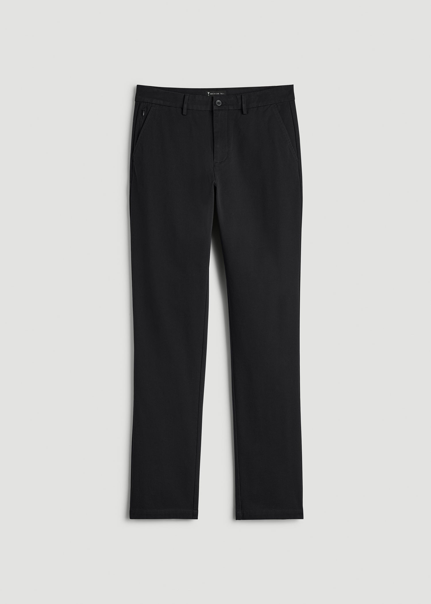 American Tall For Sale | 4 Way Stretch Commuter TAPERED Chino Pants for Tall Men in Black