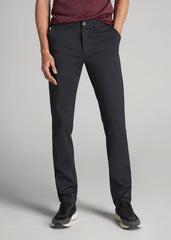 American Tall Online Shop | TAPERED FIT Traveler Chino Pants for Tall Men in Black