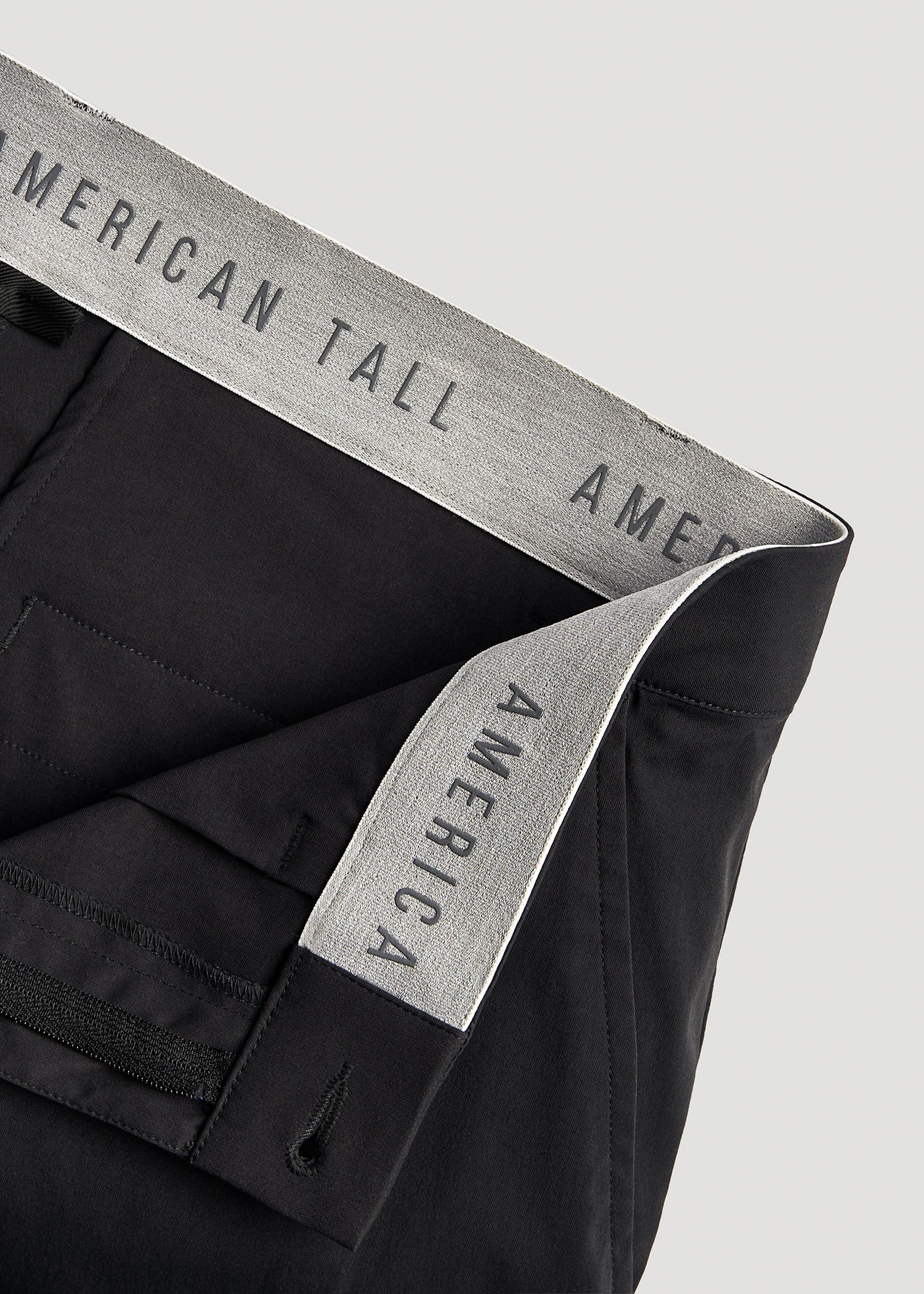 American Tall Online Shop | TAPERED FIT Traveler Chino Pants for Tall Men in Black