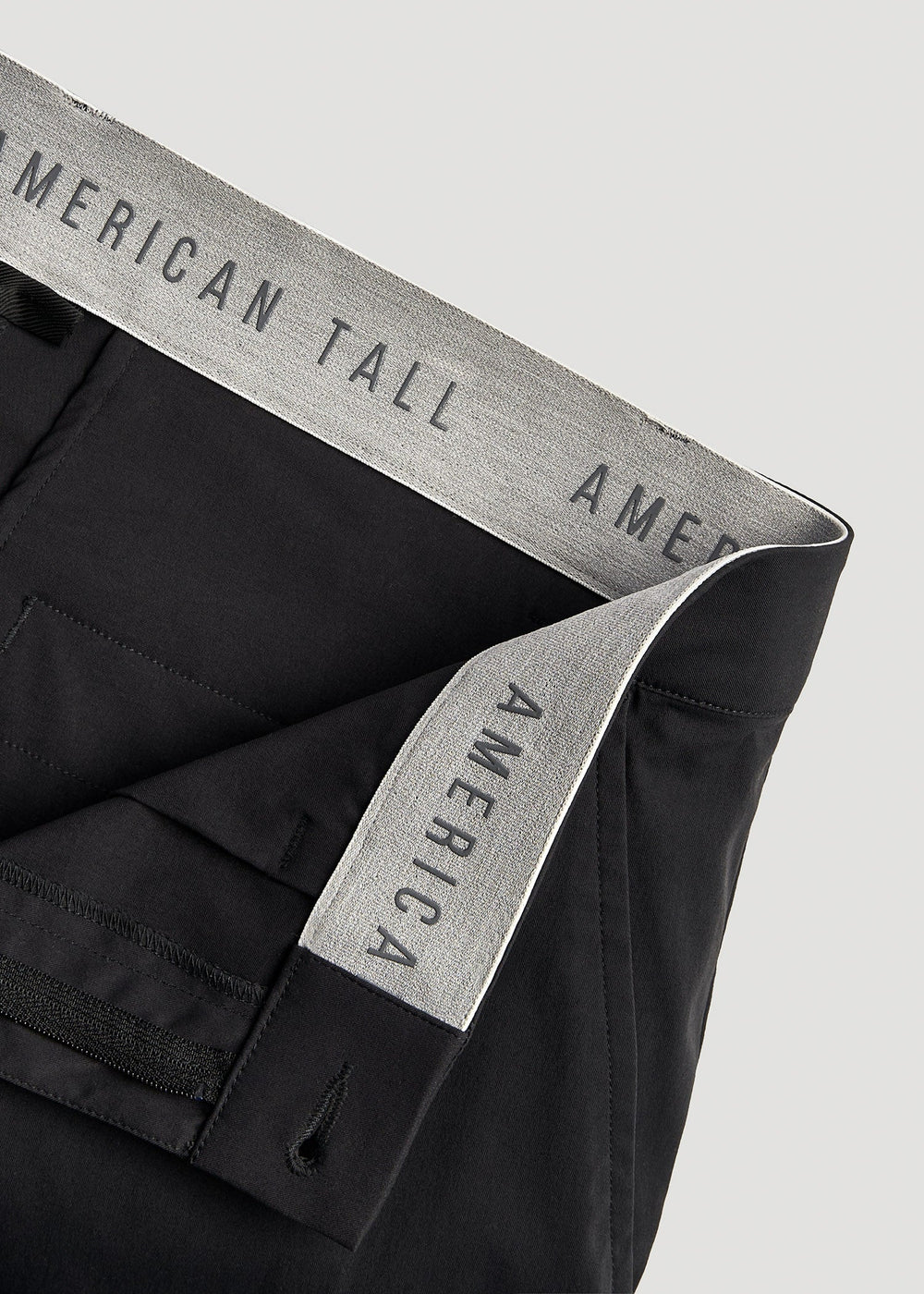 American Tall Online Shop | TAPERED FIT Traveler Chino Pants for Tall Men in Black