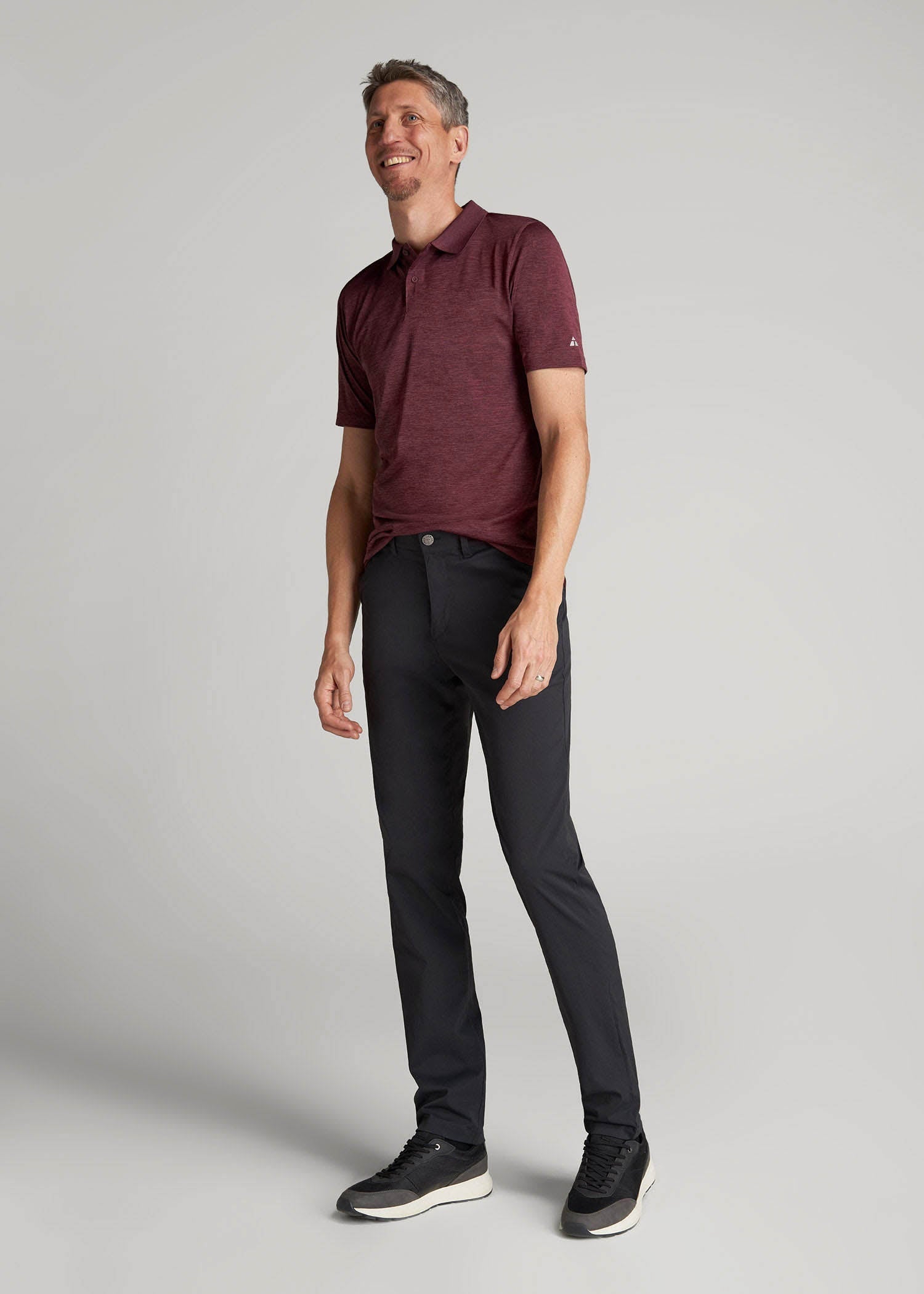 American Tall Online Shop | TAPERED FIT Traveler Chino Pants for Tall Men in Black