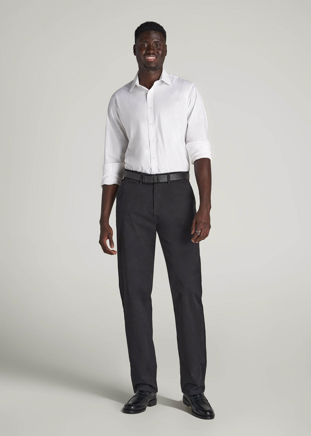 American Tall Discount | Mason RELAXED Chinos for Tall Men in Black