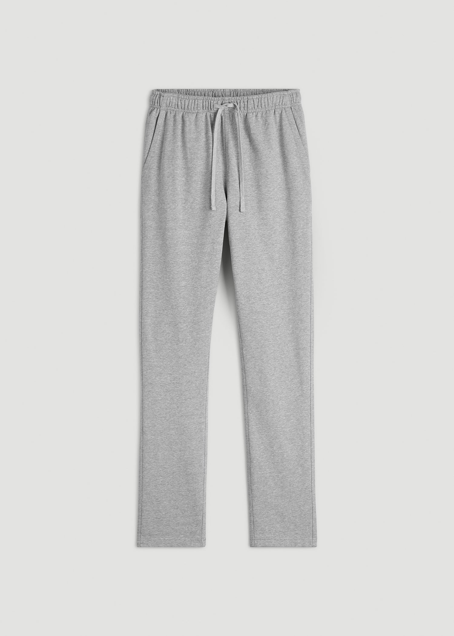 American Tall Online | Everyday French Terry Straight Leg Sweatpants for Tall Men in Grey Mix