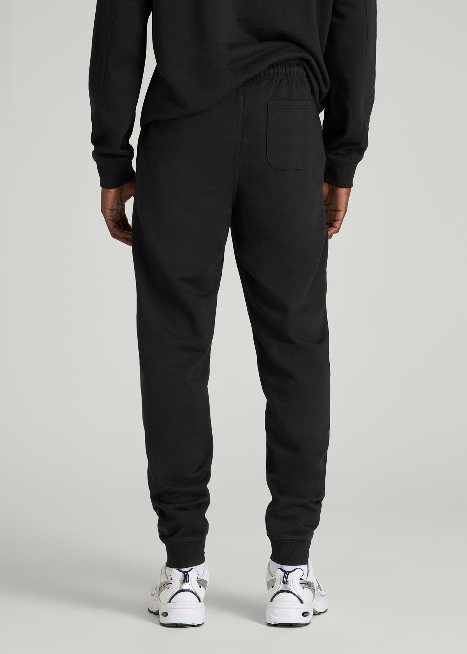 American Tall Sale | Everyday French Terry Jogger for Tall Men in Black