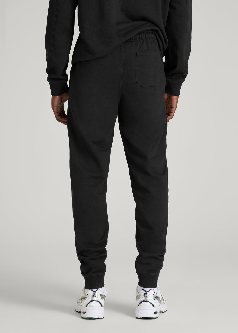 American Tall Sale | Everyday French Terry Jogger for Tall Men in Black