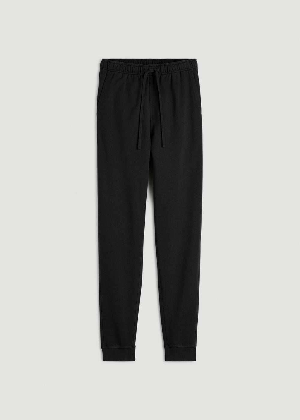 American Tall Sale | Everyday French Terry Jogger for Tall Men in Black
