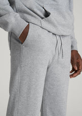 American Tall Outlet | Everyday French Terry Cinched Bottom Sweatpants for Tall Men in Grey Mix