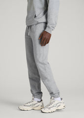 American Tall Outlet | Everyday French Terry Cinched Bottom Sweatpants for Tall Men in Grey Mix