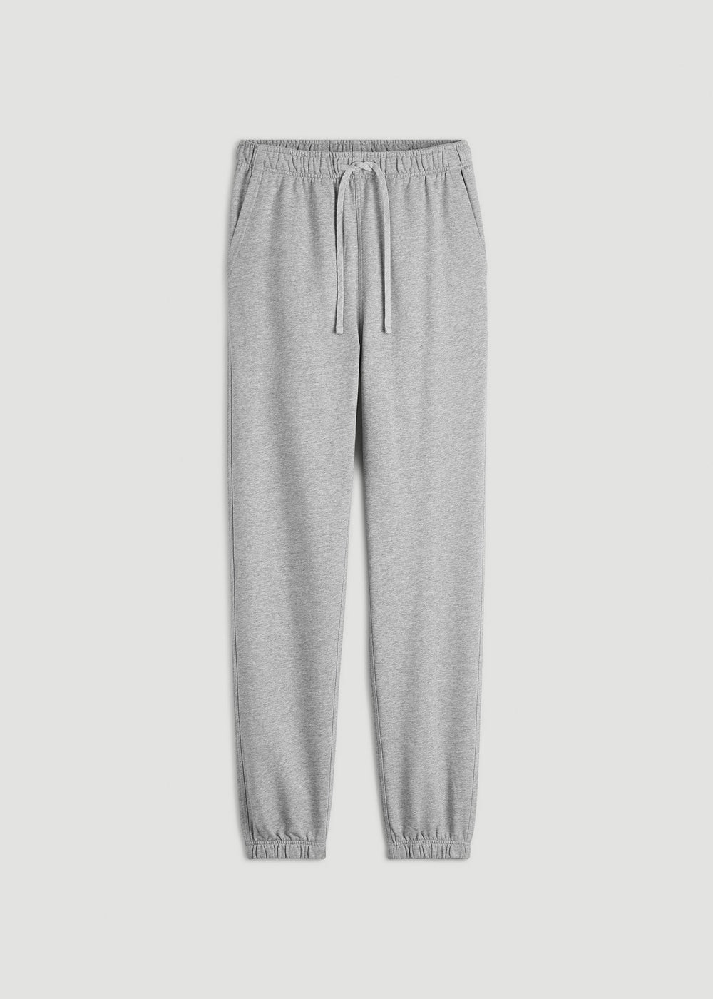 American Tall Outlet | Everyday French Terry Cinched Bottom Sweatpants for Tall Men in Grey Mix
