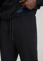 American Tall For Sale | Everyday French Terry Cinched Bottom Sweatpants for Tall Men in Black