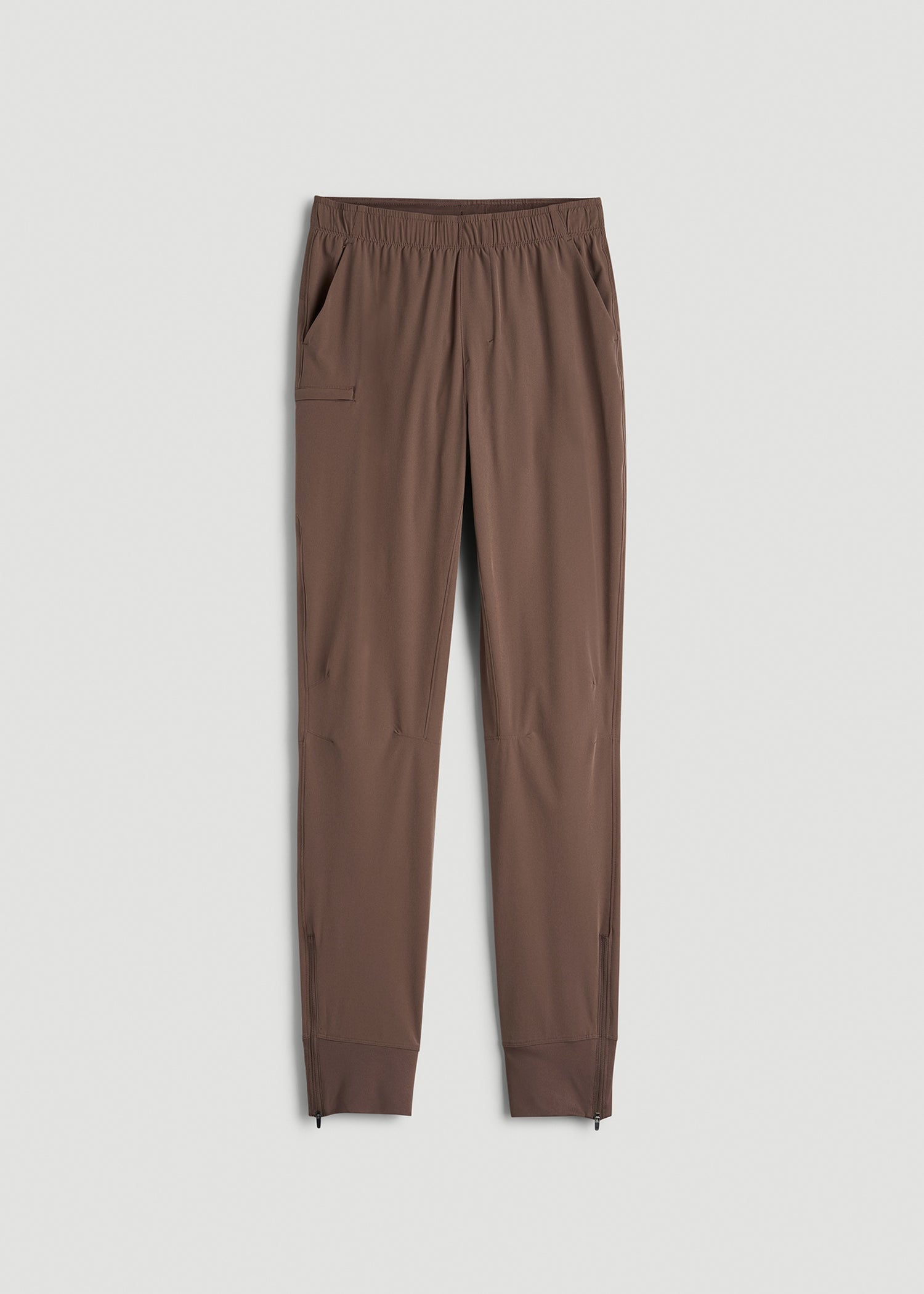 American Tall Online Shop | Featherweight Perforated Training Joggers for Tall Men in Coffee Quartz