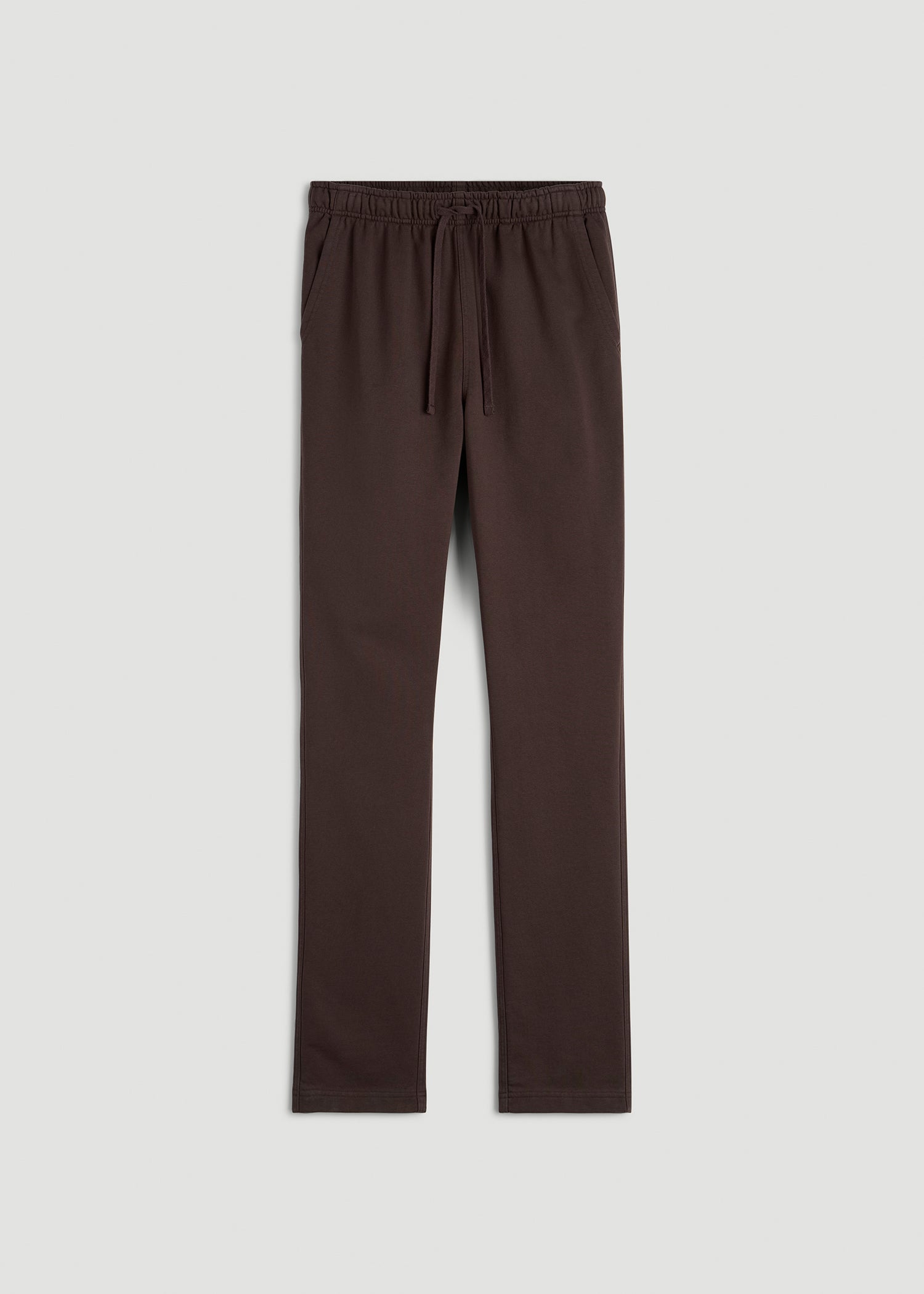 American Tall Discount | Everyday French Terry Straight Leg Sweatpants for Tall Men in Espresso
