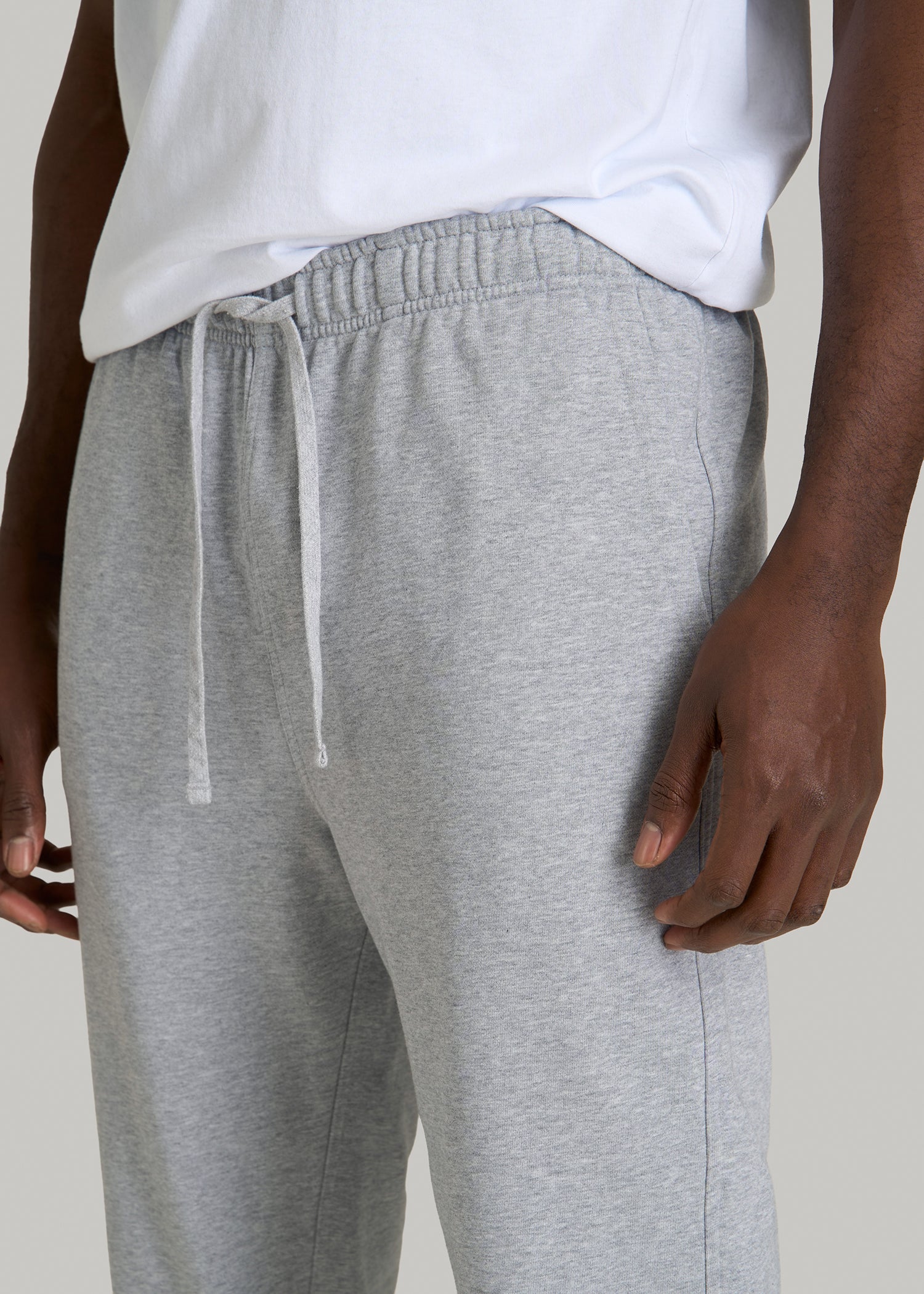American Tall Online | Everyday French Terry Jogger for Tall Men in Grey Mix
