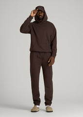 American Tall Outlet | Everyday French Terry Cinched Bottom Sweatpants for Tall Men in Espresso