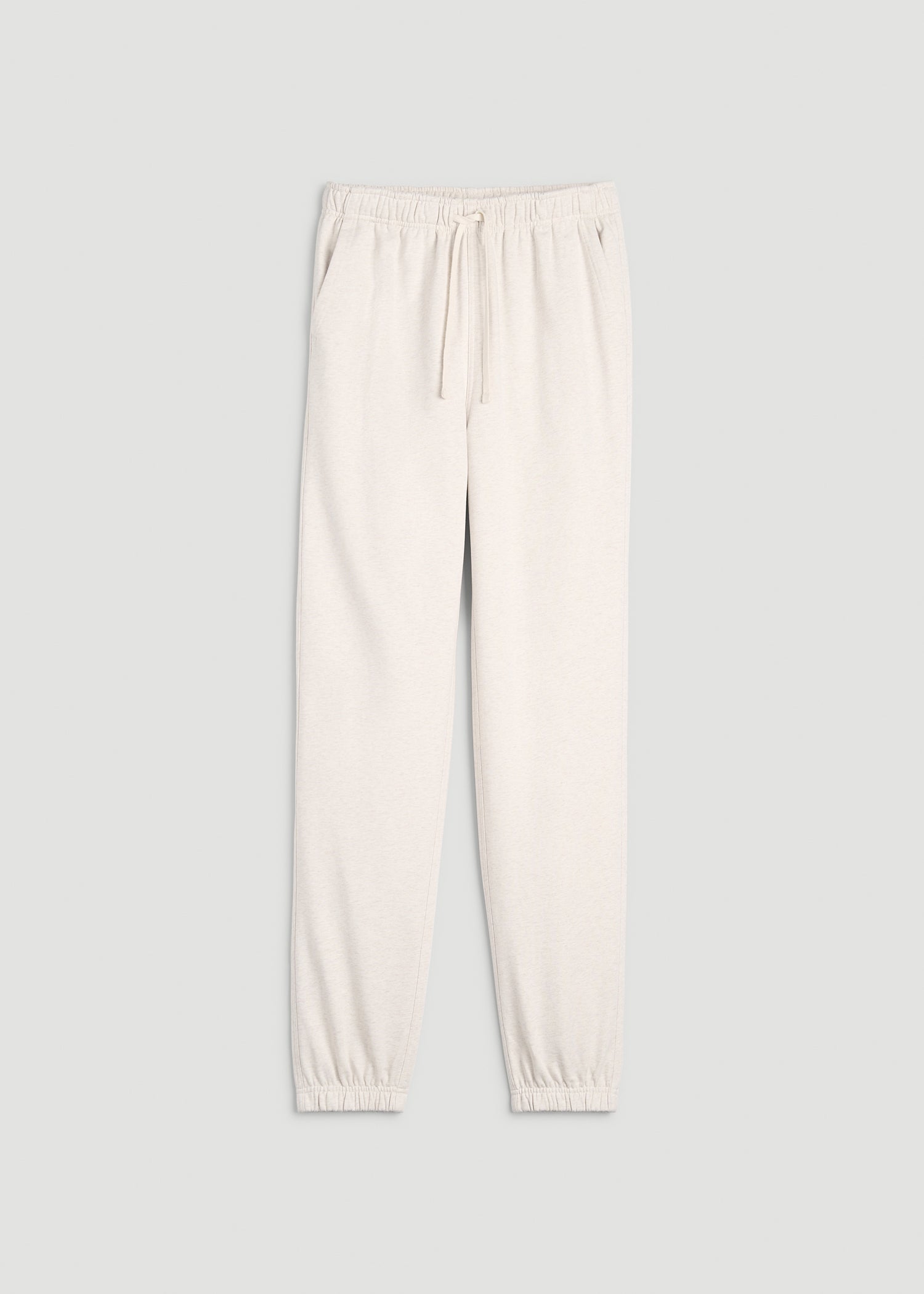 American Tall Online Shop | Everyday French Terry Cinched Bottom Sweatpants for Tall Men in Heathered Oatmeal
