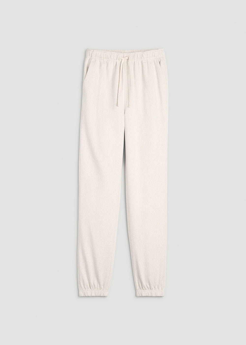 American Tall Online Shop | Everyday French Terry Cinched Bottom Sweatpants for Tall Men in Heathered Oatmeal
