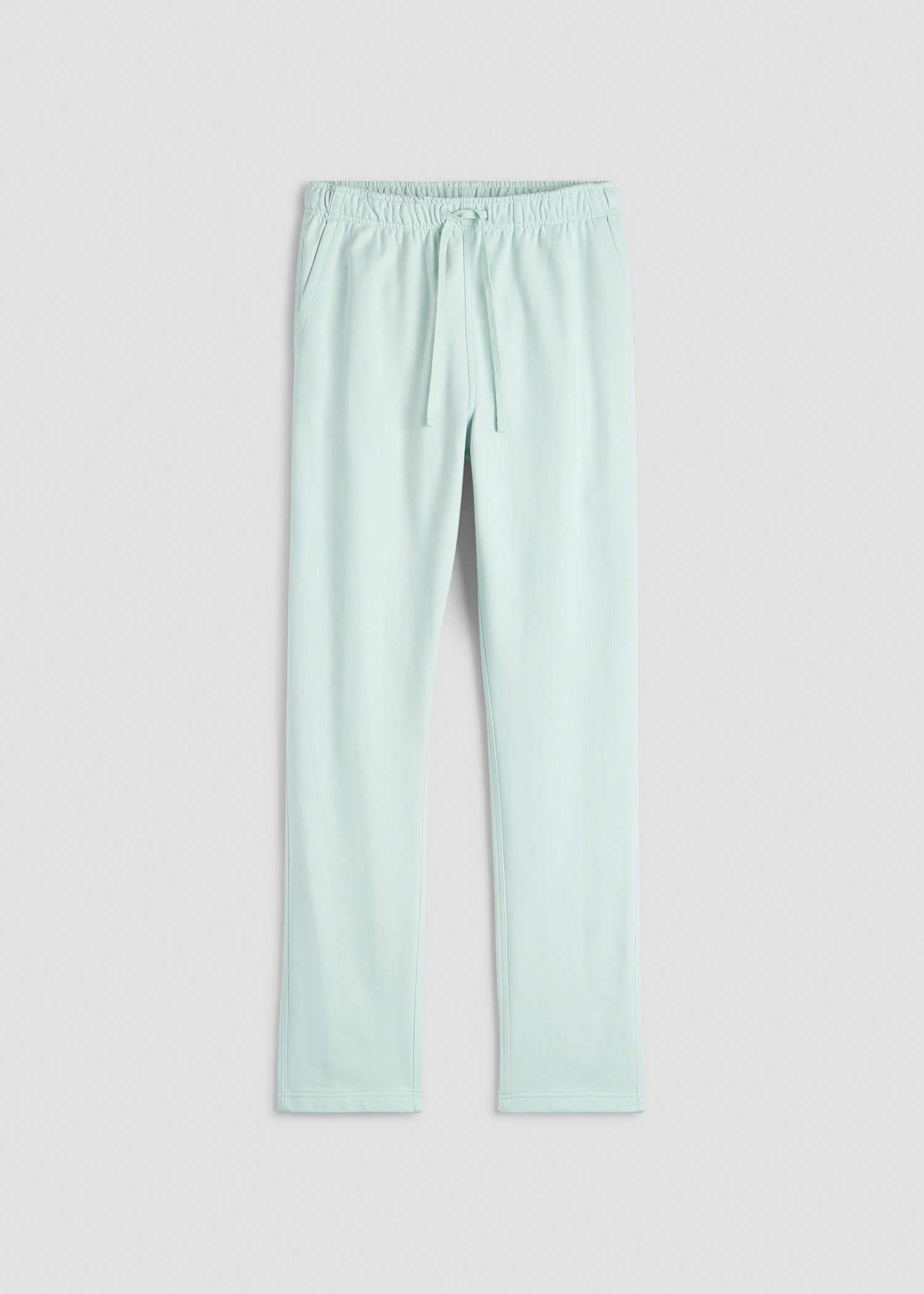 American Tall Discount | Everyday French Terry Straight Leg Sweatpants for Tall Men in Opal Blue