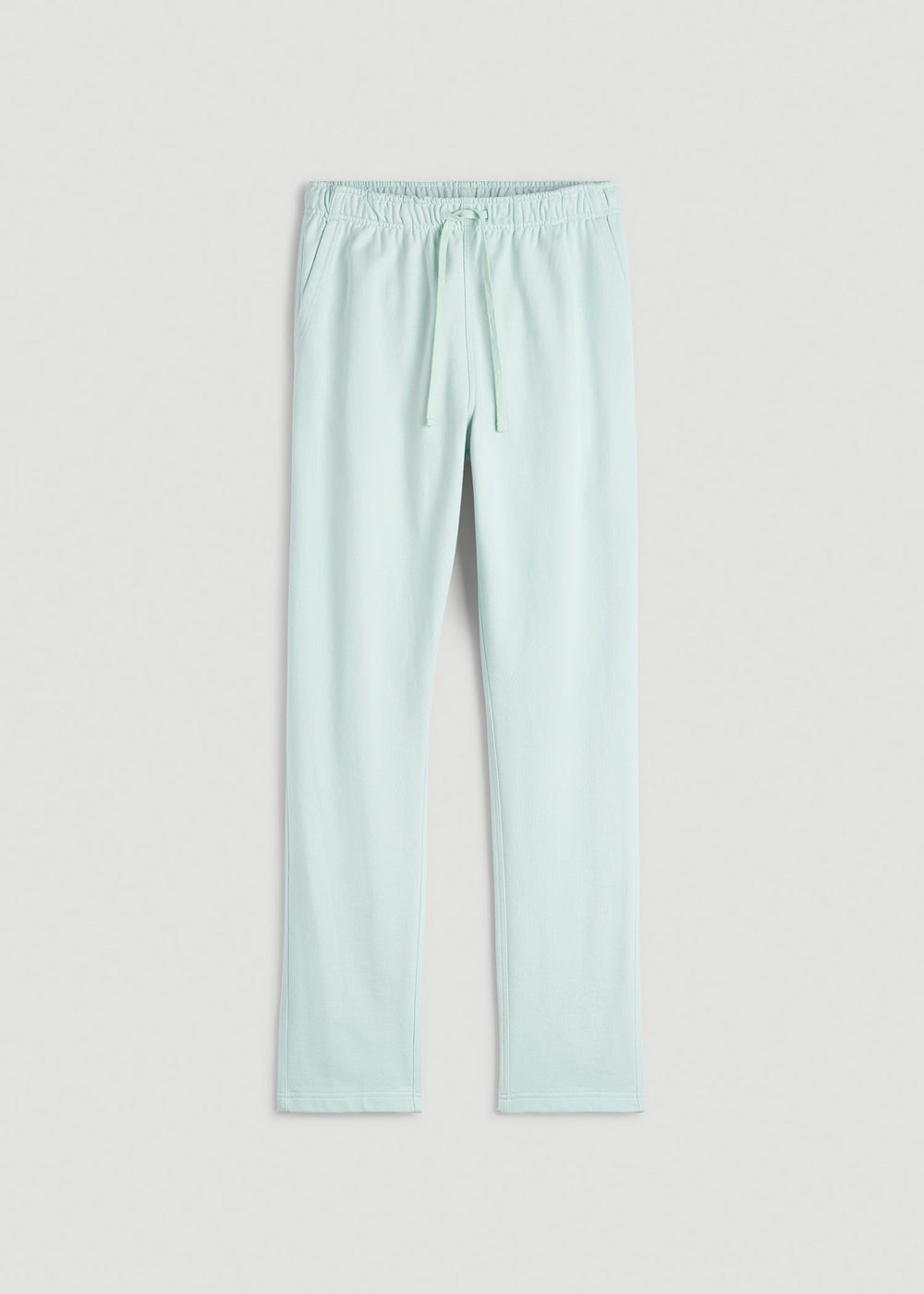 American Tall Discount | Everyday French Terry Straight Leg Sweatpants for Tall Men in Opal Blue