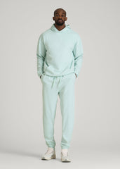 American Tall Online | Everyday French Terry Jogger for Tall Men in Opal Blue