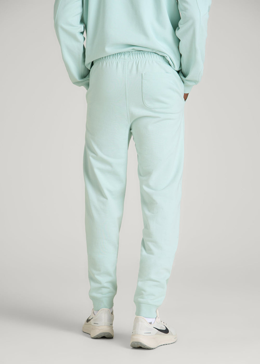American Tall Online | Everyday French Terry Jogger for Tall Men in Opal Blue