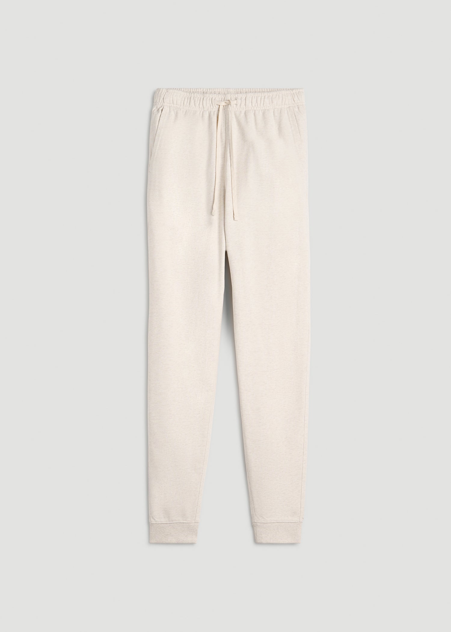 American Tall Sale | Everyday French Terry Jogger for Tall Men in Heathered Oatmeal