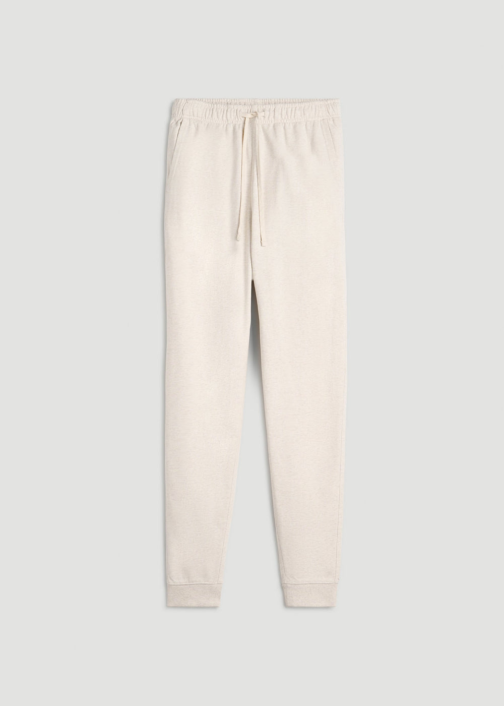American Tall Sale | Everyday French Terry Jogger for Tall Men in Heathered Oatmeal