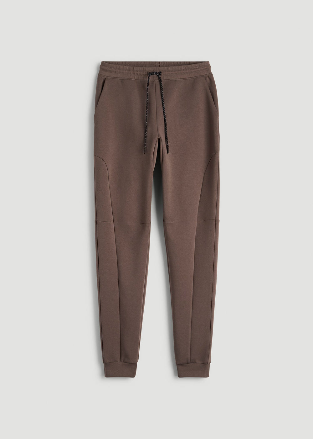 American Tall Outlet | Tech Motion Fleece Joggers for Tall Men in Coffee Quartz